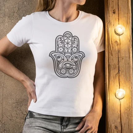 Remera Mano de Fátima Cód. MF009