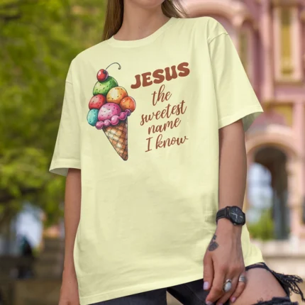 Remera oversize diseño cristiano Cód. OF021