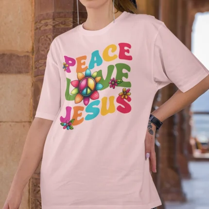 Remera oversize diseño cristiano Cód. OF030