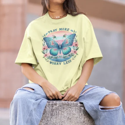 Remera oversize diseño cristiano Cód. OF031